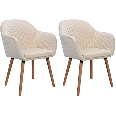 WOLTU 2X Sillas de Comedor Nordicas Estilo Vintage Cover