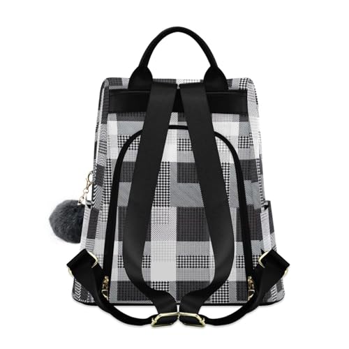 Mochila de viaje antirrobo con pompones para tus escapadas 2