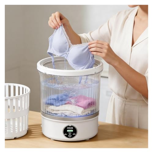 Lavadora para ropa interior portátil de 3L con batería de 6000mAh 7
