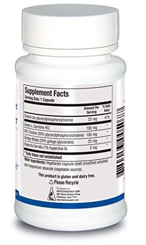 Biotics Research Cognitive Enhancer, Nootropic, Brain Health, Cognition Support, Gpc, Gingko, Huperzia Serrata, Healthy Aging, Neurological 60 Count #TOP1