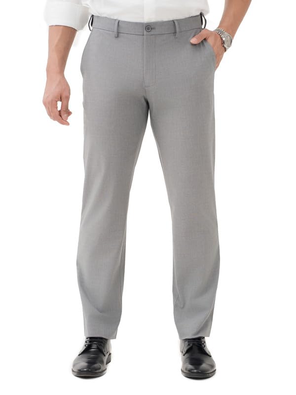 Image of The Pant Project Luxury PV Lycra Stretchable Formal Pants for Men | Stylish Relaxed Fit Men's Wear Trousers for Office or Party | Mens Fashion Dress Trouser Pant