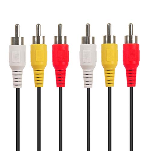 Ldkcok 3 Rca Cable Audio Video Composite Male To Male Dvd Cable (30Ft/10M) #TOP12