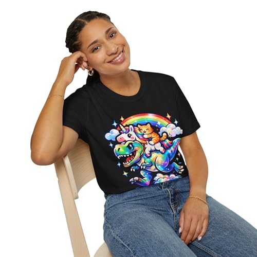 T-shirt blague drôle chat licorne pour vos soirées décontractées