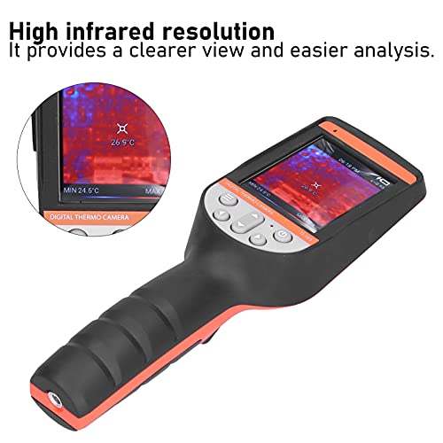 IR-Infrarot-Wärmebildkamera,Tragbare 19200 Pixel 2,8" LCD-Bildschirm Li-Ion-Akku Infrarotkamera,640 X 480 Optisches Objektiv,IP65 Wasserdichte Wärmebildkamera,2 Meter Fallbeständigkeit – Bild 4