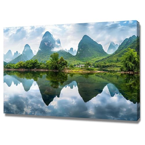 Image sur toile paysage moderne décoration murale encadrée 60x80