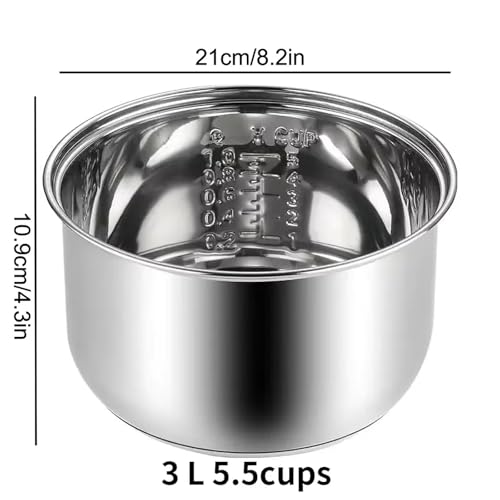 Stainless Steel Rice Cooker Replacement Inner Pot Functional Inner Bowl for Rice Cookers Household Professional Use Electric Cooker Accessory Cookware - Image 2