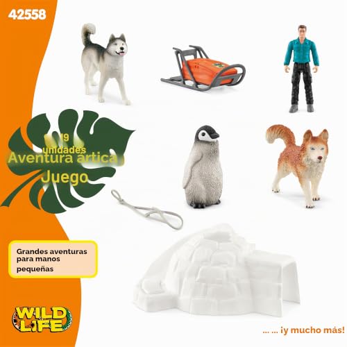 Playset ártico Schleich 42558: juguetes de la Antártida y figuras Wild Life desde 3 años 6