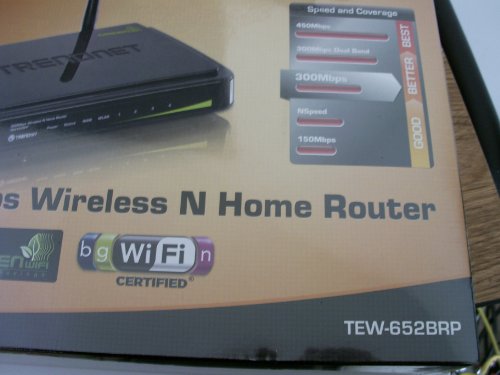 Trendnet 300 Mbps Wireless N Home Router Tew-652Brp (Black) #TOP1