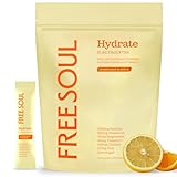 Free Soul Hydrate | Electrolyte Hydration Sachets | Zero Sugar | 30 Sachets | Advanced Electrolyte Powder with Sodium, Magnesium, Vitamin C | Citrus Salt Flavour