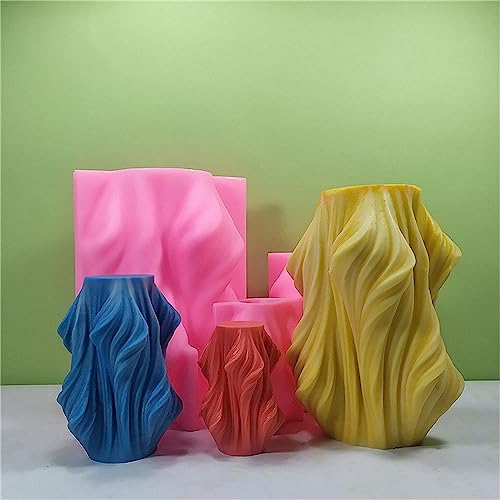 Moule résine époxy géométrique en silicone durable pour objets d'art épurés - 6