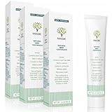 Masik Natural Toothpaste – Whitening & Sensitive Teeth | Dead Sea Salt | Stain & Plaque Remover | Bleeding Gums & Canker Sore Care | Floride & SLS-Free | Non-Foaming | Made in Israel (Mint, 3-Pack)