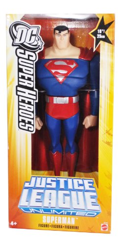 DC Super Heroes Year 2005 Justice League Unlimited Series 10 Inch Tall Action Figure - SUPERMAN