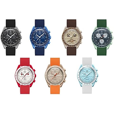 Aurus Correa de Reloj MoonSwatch Marrón Cover