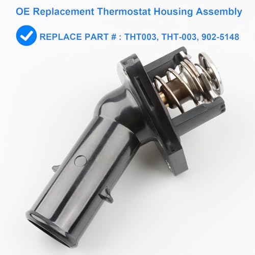 Thermostat Housing Assembly, Replace ‎THT003, THT-003, 902-5148 Compatible with Toyota V6 4.0L - 2003-2022 4Runner, 2007-2014 Fj Cruiser, 2005-2015 Tacoma, 2005-2014 Tundra 4.0L by Allmotorparts - Used condition - Image 2
