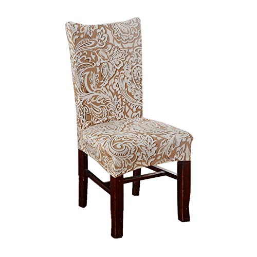 Betterwatch Stretch Removable Washable Short Dining Chair Protect Cover Slipcover (1, 01)