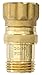 Heavy Duty 25 psi Water Pressure Regulator 3/4 inch Hose Thread Drip Irrigation System Pressure Reducer, Lead-Free Brass