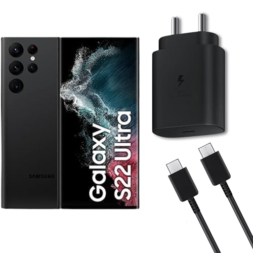 Image of Original 25Watt Charger for Samsung Galaxy S23 Ultra /S23 /S23+ / S22 /S22+ /S22 Ultra /Note 10 /10+ 5G / Note 20 / S Series /Z Fold4 / Z Flip 4 / Z Flip 3 / Z Fold3 / Z Flip /Z Fold2 Adapter+Cable-Black