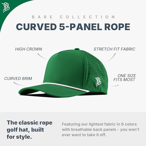 Image of Branded Bills Heritage Old Glory PVC 5-Panel Performance Hat for Men | Baseball Cap