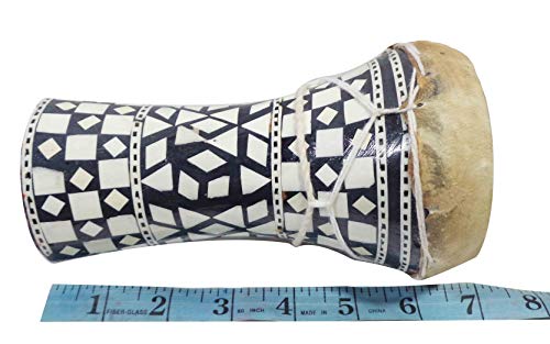 1pcs Small Egyptian Wooden Tabla Drum Doumbek Goat Skin Mosaic 6" Handmade (425)