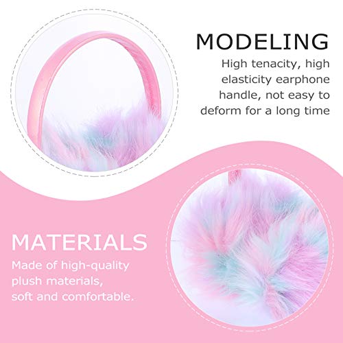 SOIMISS Protetores de ouvido coloridos para inverno aquecedores de orelhas ajustáveis requintados pa