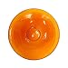 Achla Designs Crackle Glass  Bowl, 14-in, Mandarin