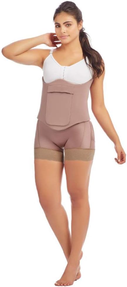 Fajas DPrada Post Surgery - Post Partum Waist Cincher with Cushion with Central Board Compression 09121