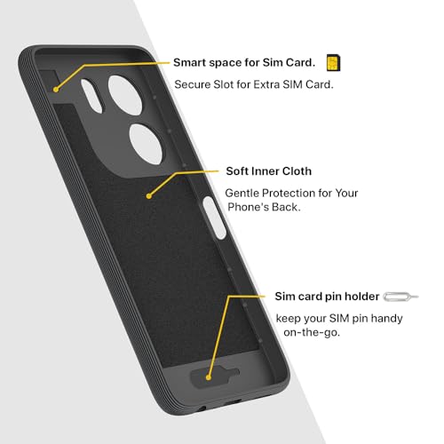 Image of Shockproof Case for Oppo A5x 4G / A5x 5G | Full Camera Protection | TPU Flexible Back Cover for Oppo A5x 4G / A5x 5G (Graphite Grey)