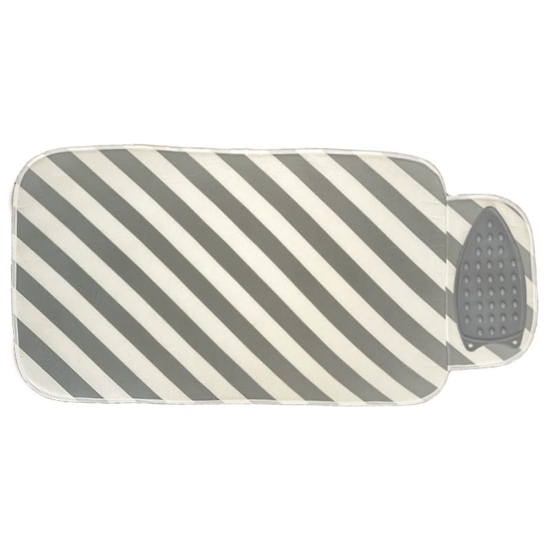 Tabla De Planchar Plegable, Mesa De Planchar Plegable, Tabla Planchar Grande Incluye Alfombrilla De Hierro De Silicona, para Planchar Prendas en Superficies Planas, Encimeras o Suelos