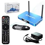 BESTTOP 2024 Super Stable TV Box S-5 Max, Authorized Smartbox for TV, S-5-M-A-X Smart TV Box with Voice Remote, 4GB RAM 64GB Storage, Android 12, WiFi 6 (Easy Detailed Install Instructions by Seller)