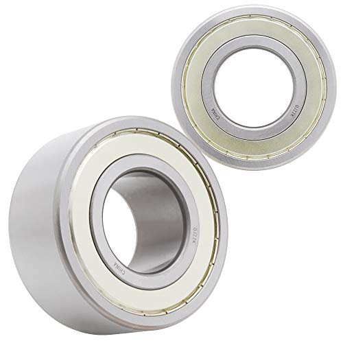 [2-Pack] 5204-ZZ - Angular Contact Ball Bearing 0.787 in x 1.850 in x 0.8110 in (ID x OD x Width) | 20 mm x 47 mm x 20.6 mm (ID x OD x Width) with Double Metal Shield