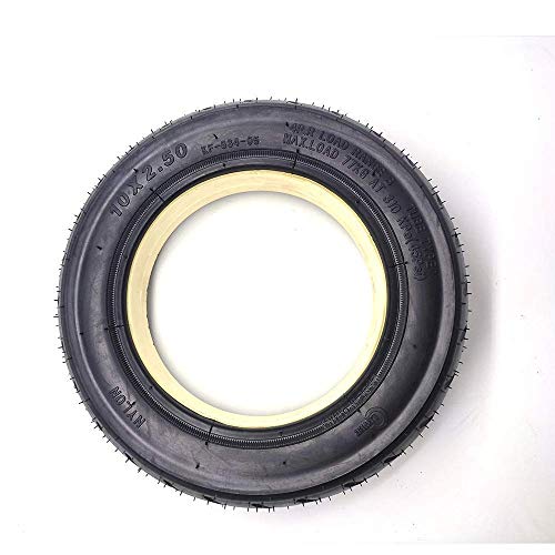 Pneu solide 10x2.50 anti-crevaison pour remplacer le pneu dégonflé de votre trottinette 10 pouces