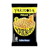 GALLINA BLANCA Fideos Orientales YAKISOBA Classic | Preparado de Noodles Orientales. Receta Japonesa con Verduras y Salsa Oriental. Fácil y Rápido: Listo en 3 Minutos - Sobre de 93g, 1 ración