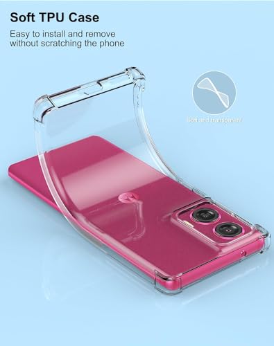 Image of Back Cover case for [Moto G35 5G] [Transparent] [Boom] Back Cover Case for [Moto G35 5G] [TPU] BumB - Transparent