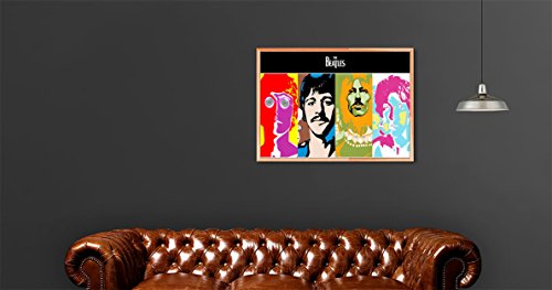 Poster The Beatles Style Handy Warhol Wall Art - Les Beatles, Paul McCartney, John Lennon, RIngo Starr, George Harrison Poster The Beatles Style Handy Warhol Wall Art – Image 4