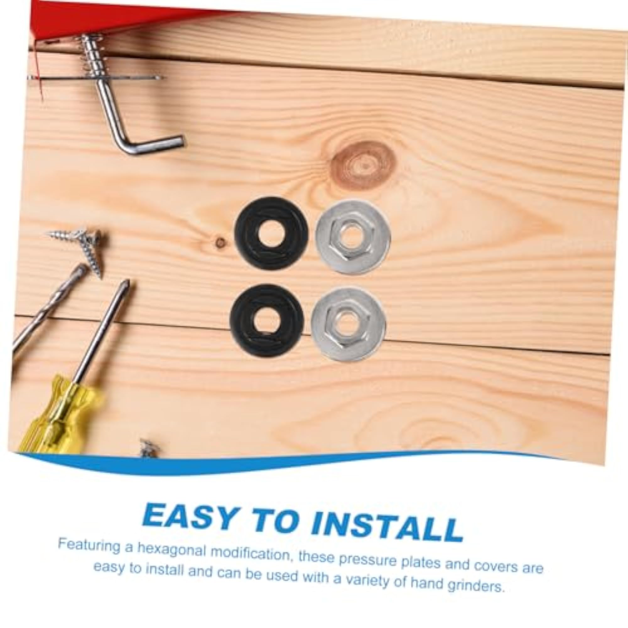 Universal Angle Grinder Press Plate Covers Set