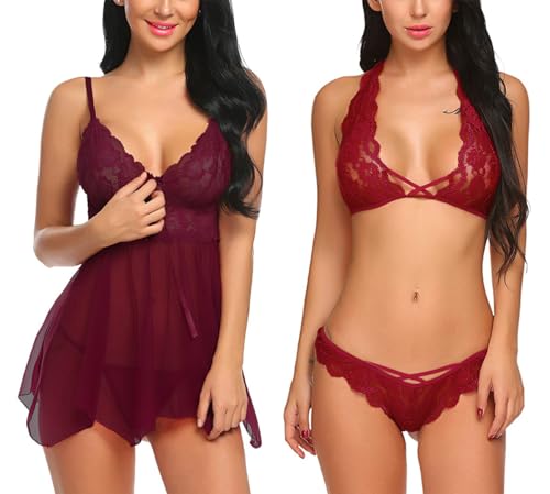 Image of Xs and Os Women Nightwear Lingerie Combo