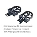 KZLM Motorcycle Foot Pegs CNC Foot Pedals Rest Compatible for KLR650 KLR 650 1987-2018 2021-2024 Vstrom 650 1000 Black