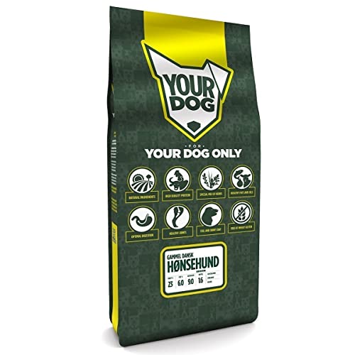 Yourdog 12 kg gammel dansk hØnsehund Senior hondenvoer