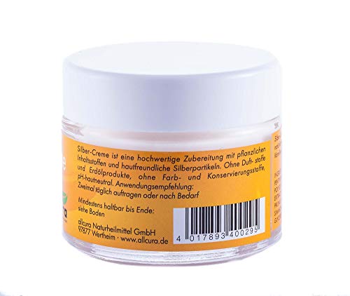 Silbercreme Allcura mit kolloidalem Silber, 50 ml