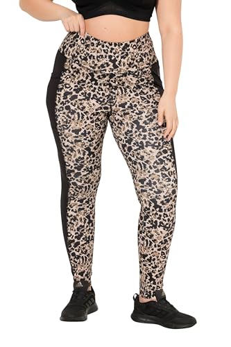 Mallas deportivas de leopardo Ulla Popken leggings de mujer transpirables