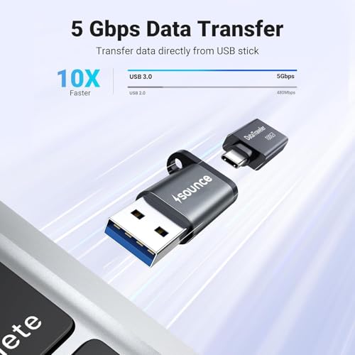 Image of Sounce M.2 SSD Enclosure USB 3.1 Gen2 10Gbps - Ultra-Fast Aluminum NVMe /NGFF External Case for 2242 /2260 /2280 M-Key & M+B Key PCIe SSDs - Dual Protocol Support - UASP Compatible - Up to 2TB - Black