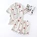 Produktbild Shorts Süße Cartoon Nachtwäsche Frauen Homewear Kurze Pyjamas Frauen Baumwolle Kurzarm Damen Pyjama Sets -M