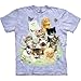 The Mountain Men's 10 Kittens T-shirt, Purple, X-Large