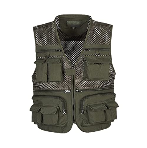 Veste d'été multi-poches et gilet de déchargement homme pour le plein air
