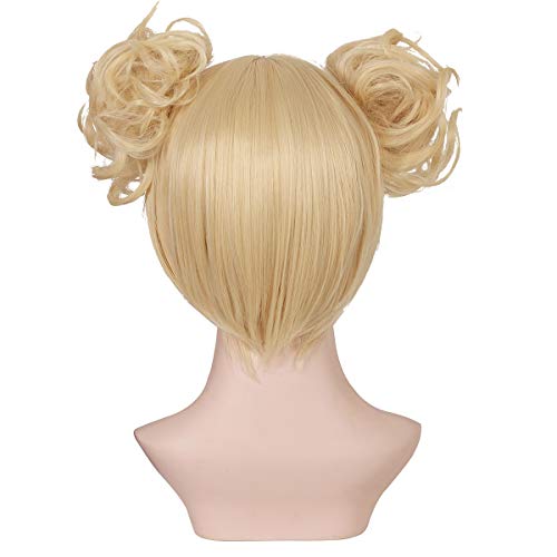 blonde wig bun