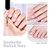 Beetles Nail Strengthener - Clear Nail Concealer Fast Air Dry Clear Air Dry Nail Growth for Damaged Uneven Nails Fingernail Polish Imperfection Masking for Sheer Shine DIY Manicure Salon Quality