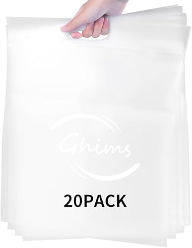 Bolsas de plástico esmeriladas con cremallera con asa, bolsas de polietileno con cierre resellable de 0.118 in con ventilación Hol, bolsas de envío