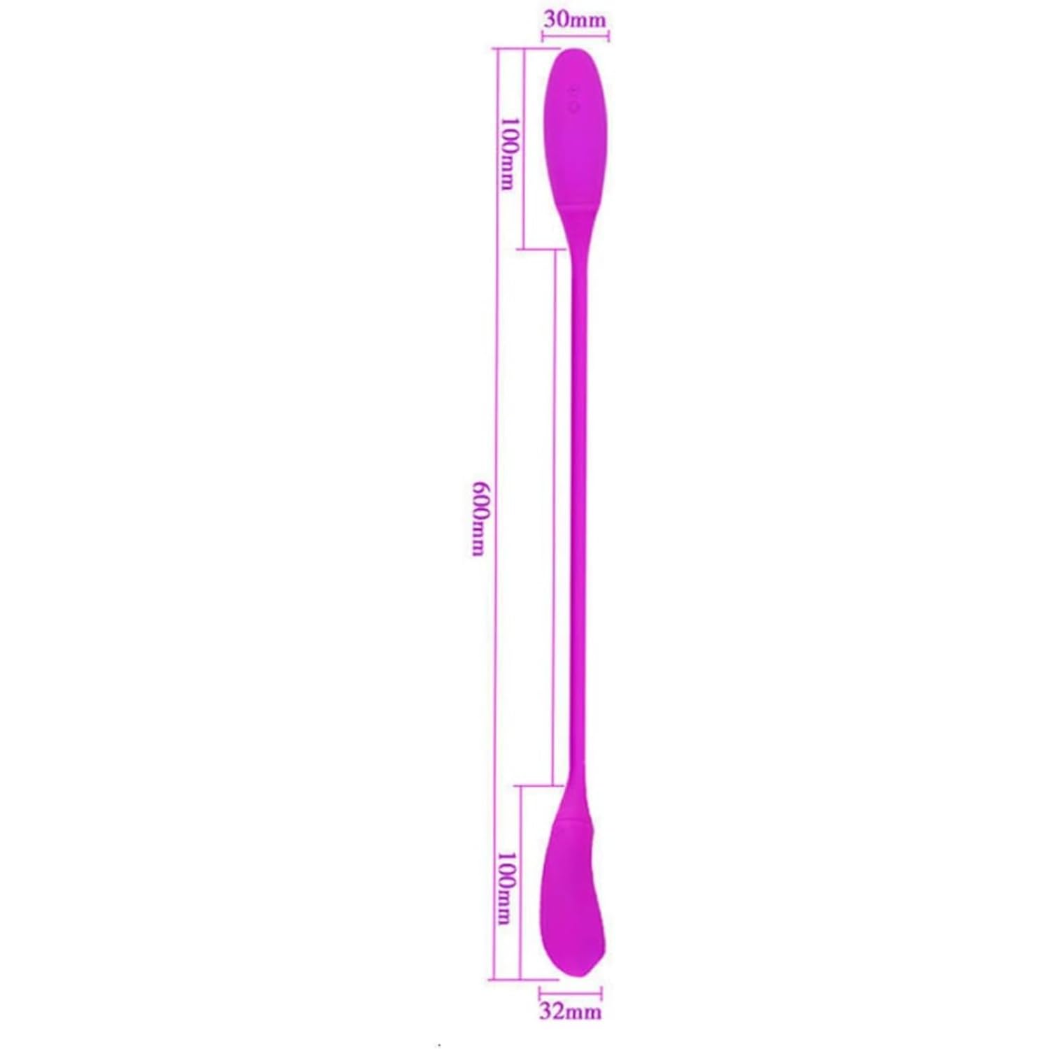 Vibratore, 7 modalità, vibratore impermeabile in silicone a doppia punta, stimolatore del punto G, giocattolo erotico