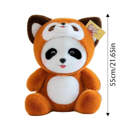 Panda en peluche douce, doudou raton laveur et jouet éveil pour chambre - 2