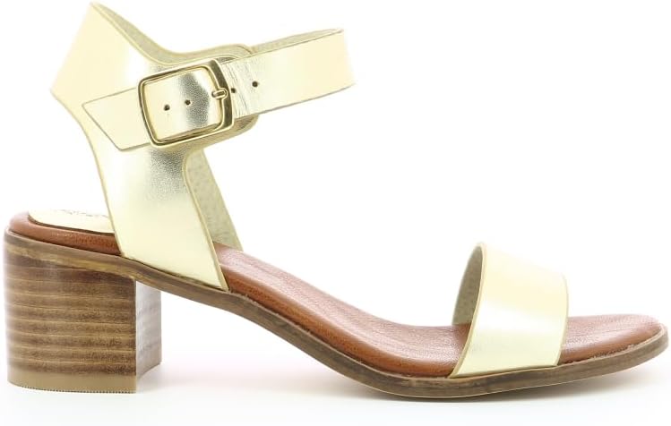 KICKERS Unisex VOLOU Sandal, 15 Gold, 7.5 UK